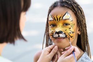 girl with facepaint