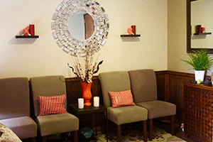 The Lobby of BodyCentre Fullerton, Katrina Sanchez's Flagship Spa