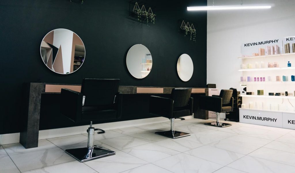 view of empty salon space