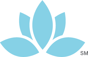 blue lotus flower icon